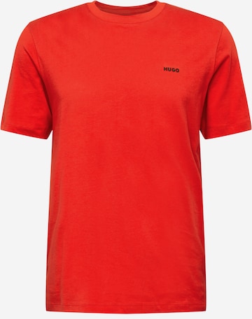 HUGO - Camiseta 'Dero' en rojo: frente