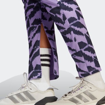 ADIDAS SPORTSWEAR Tapered Sporthose 'Tiro Suit Up Lifestyle' in Lila