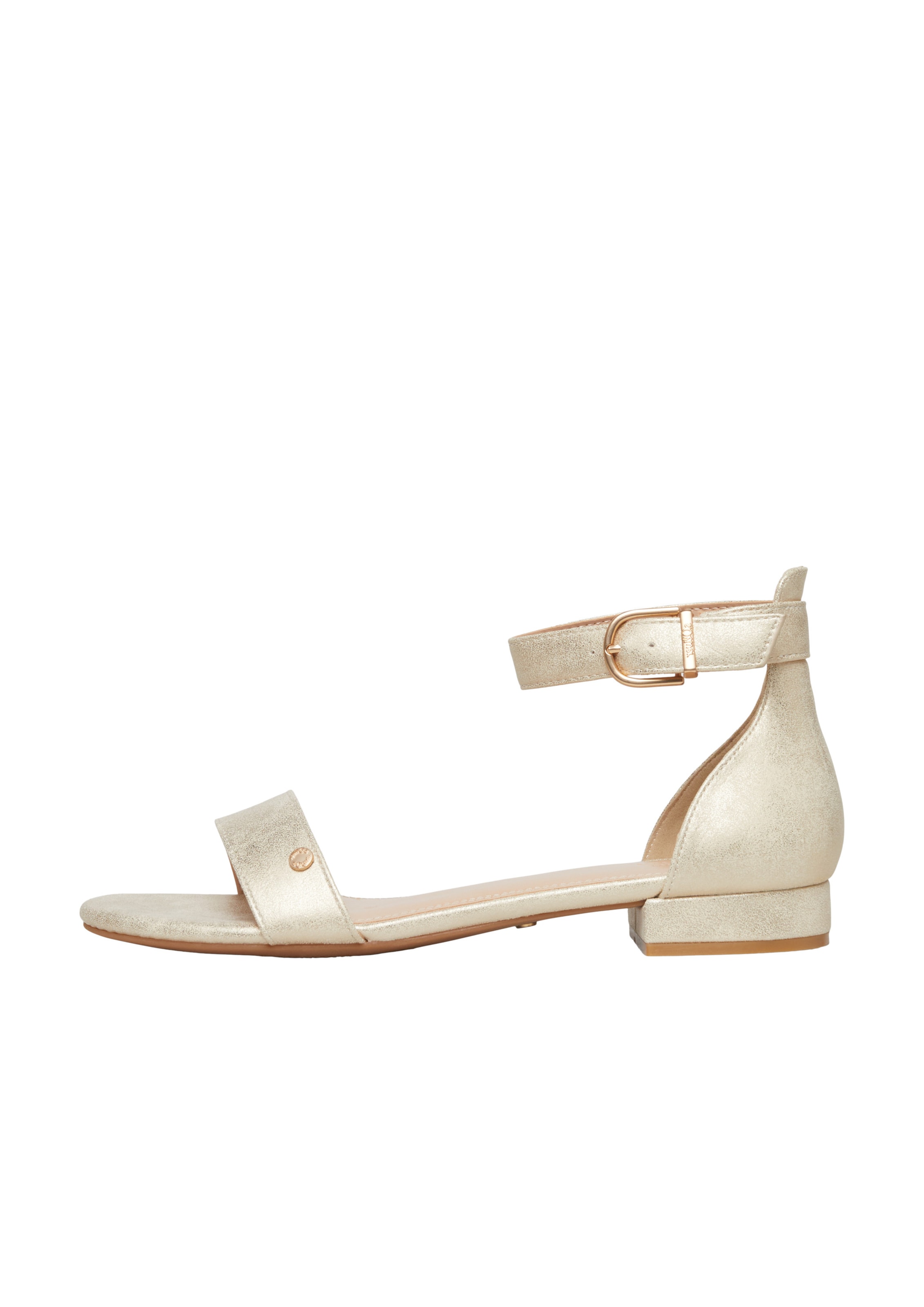 s.Oliver Sandal in Gold: front