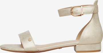 Sandales s.Oliver en or : devant