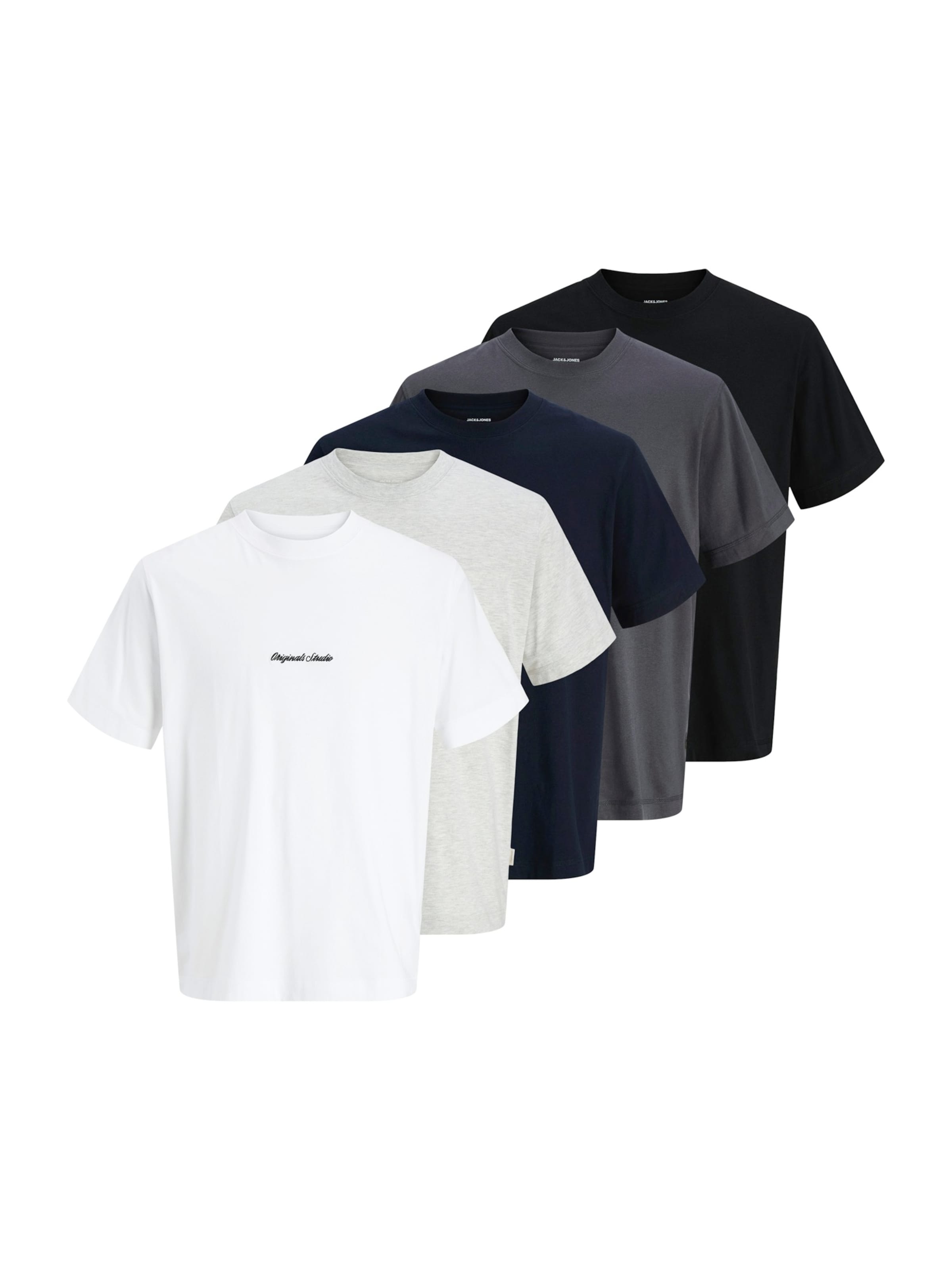 JACK & JONES Shirt 'JORNORREBRO' in Blue: front