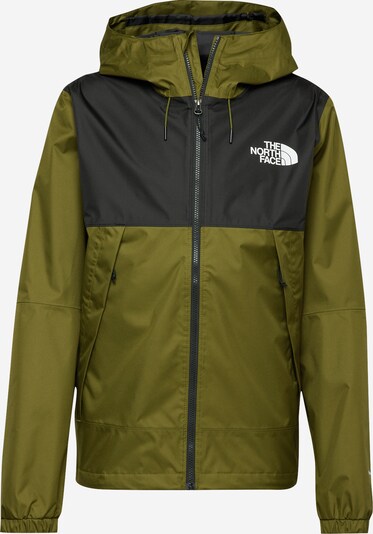 THE NORTH FACE Casaco outdoor 'MOUNTAIN' em verde / preto / branco, Vista do produto