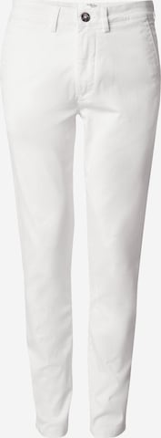 SELECTEDSlimfit Chino hlače 'SLHNEW MILES' - bijela boja: prednji dio