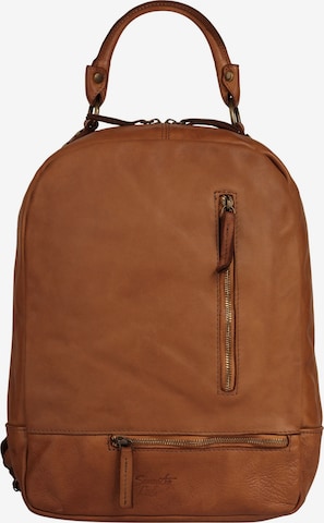 Sac à dos Samantha Look en marron : devant