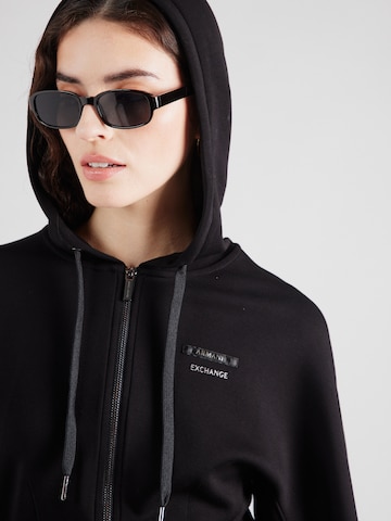 ARMANI EXCHANGE Ζακέτα φούτερ σε μαύρο