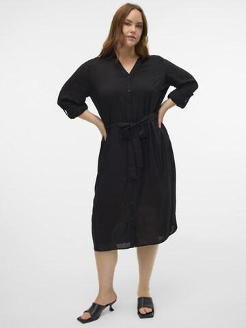 Vero Moda Curve Blusekjole 'BUMPY' i sort