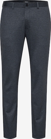Coupe slim Pantalon 'Liam' Matinique en bleu : devant