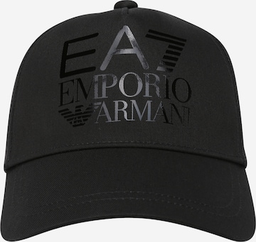 EA7 Emporio Armani Czapka z daszkiem w kolorze czarny