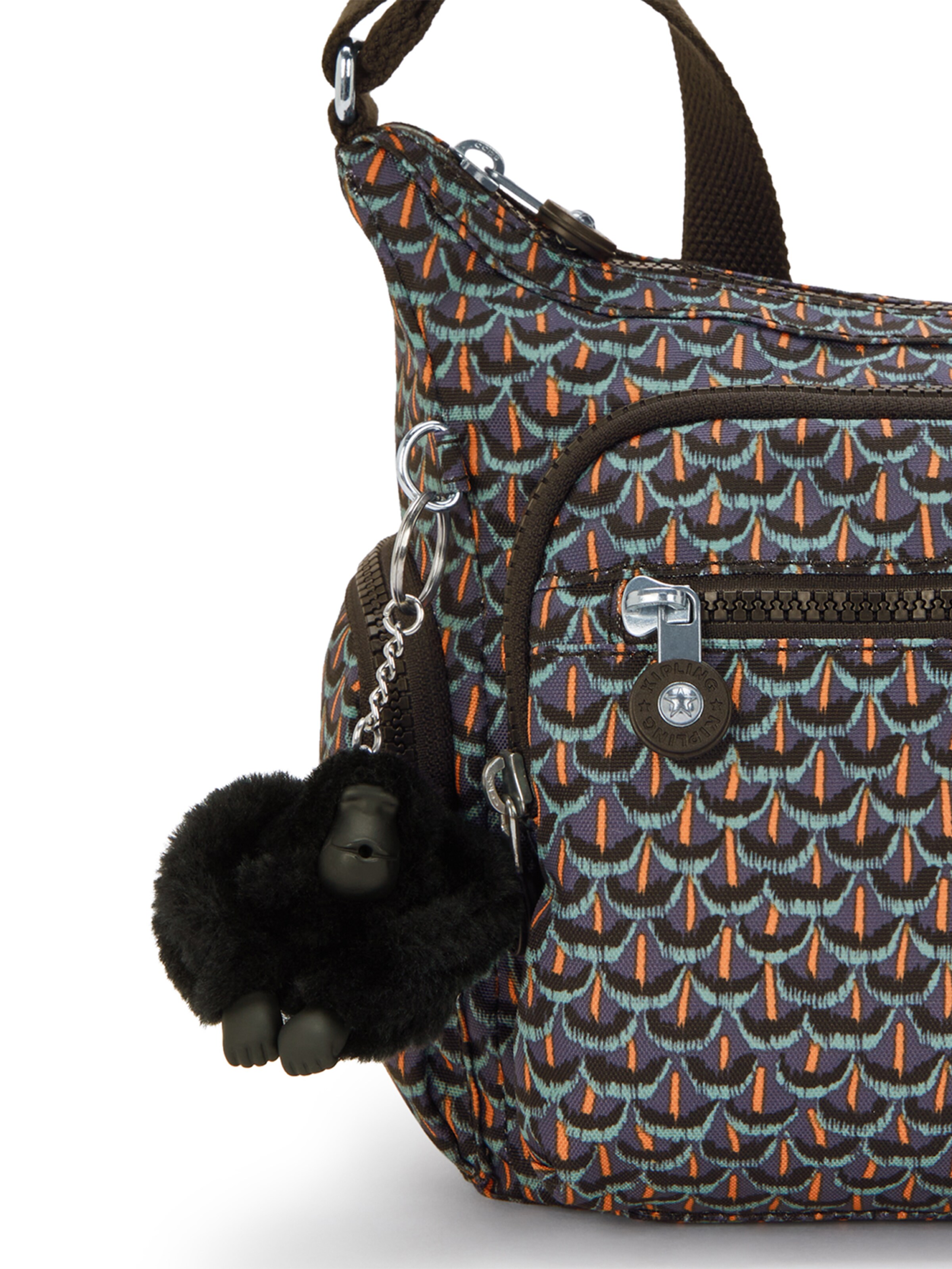 KIPLING - Mala de ombro 'Gabbie' em preto