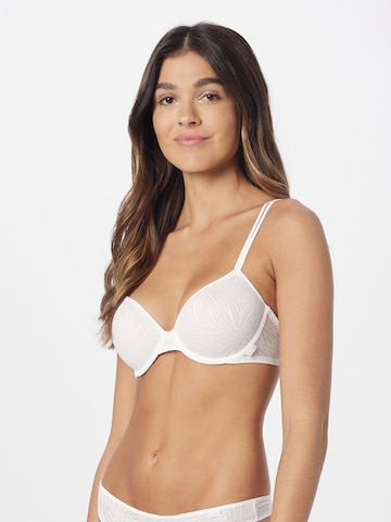 Calvin Klein Underwear T-shirt Bra in White: front