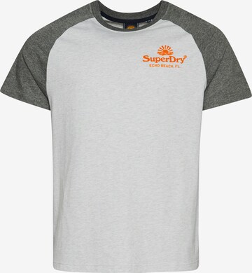 T-Shirt Superdry en gris : devant