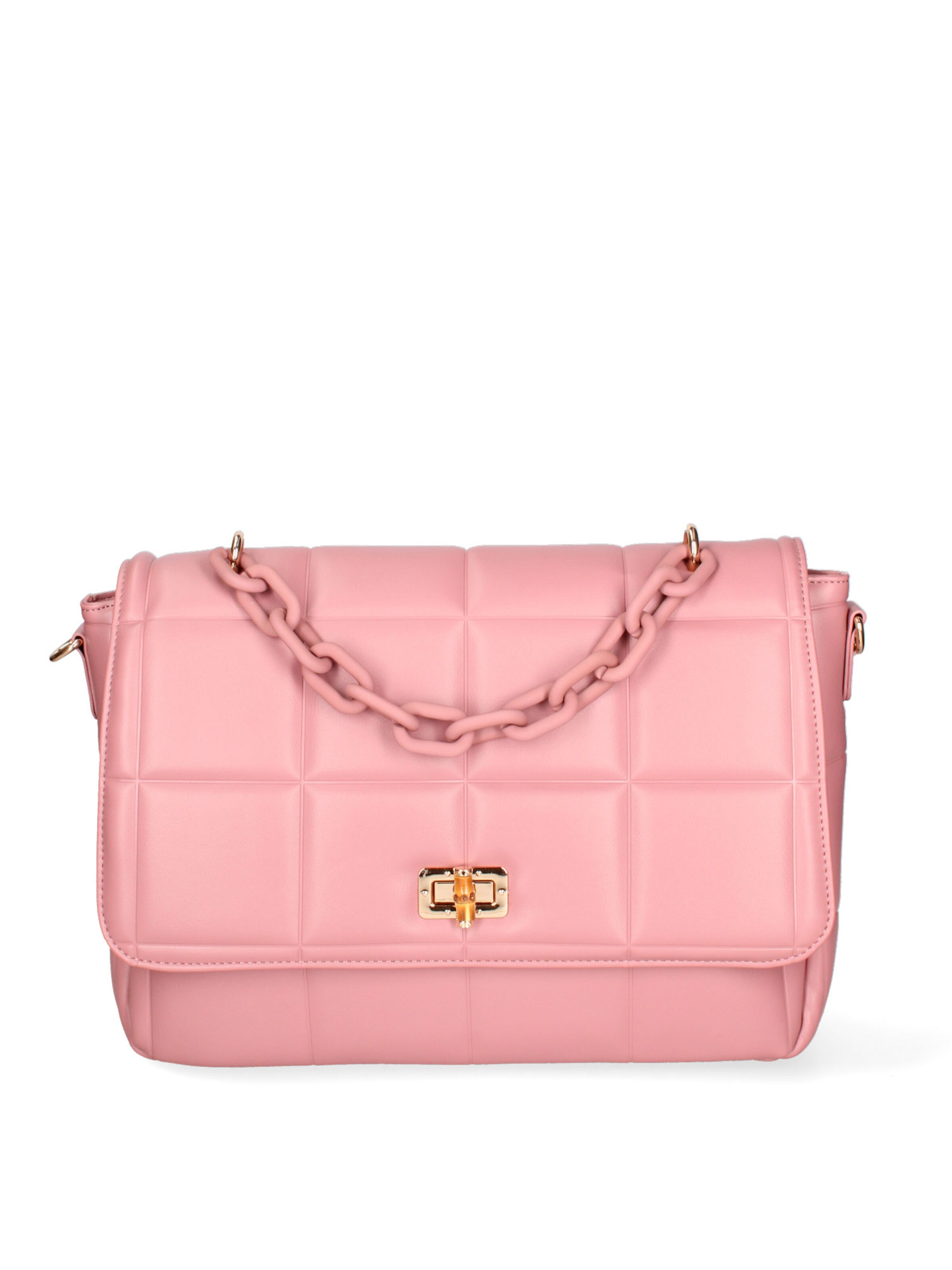 Borsa a mano 'Borsa a mano Solange ecopelle vegana con catena - Diana & Co' di Diana&Co. in rosa: frontale