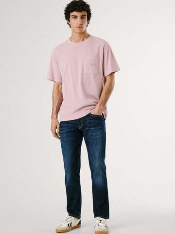 Pepe Jeans Shirt 'Tyler Tee' in Roze