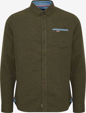 FQ1924 - Comfort Fit Camisa 'Steven' em verde: frente