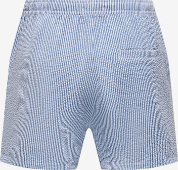 Only & Sons Kratke kopalne hlače 'Ted' | modra barva