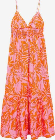MANGO Summer Dress 'Carina' in Orange: front