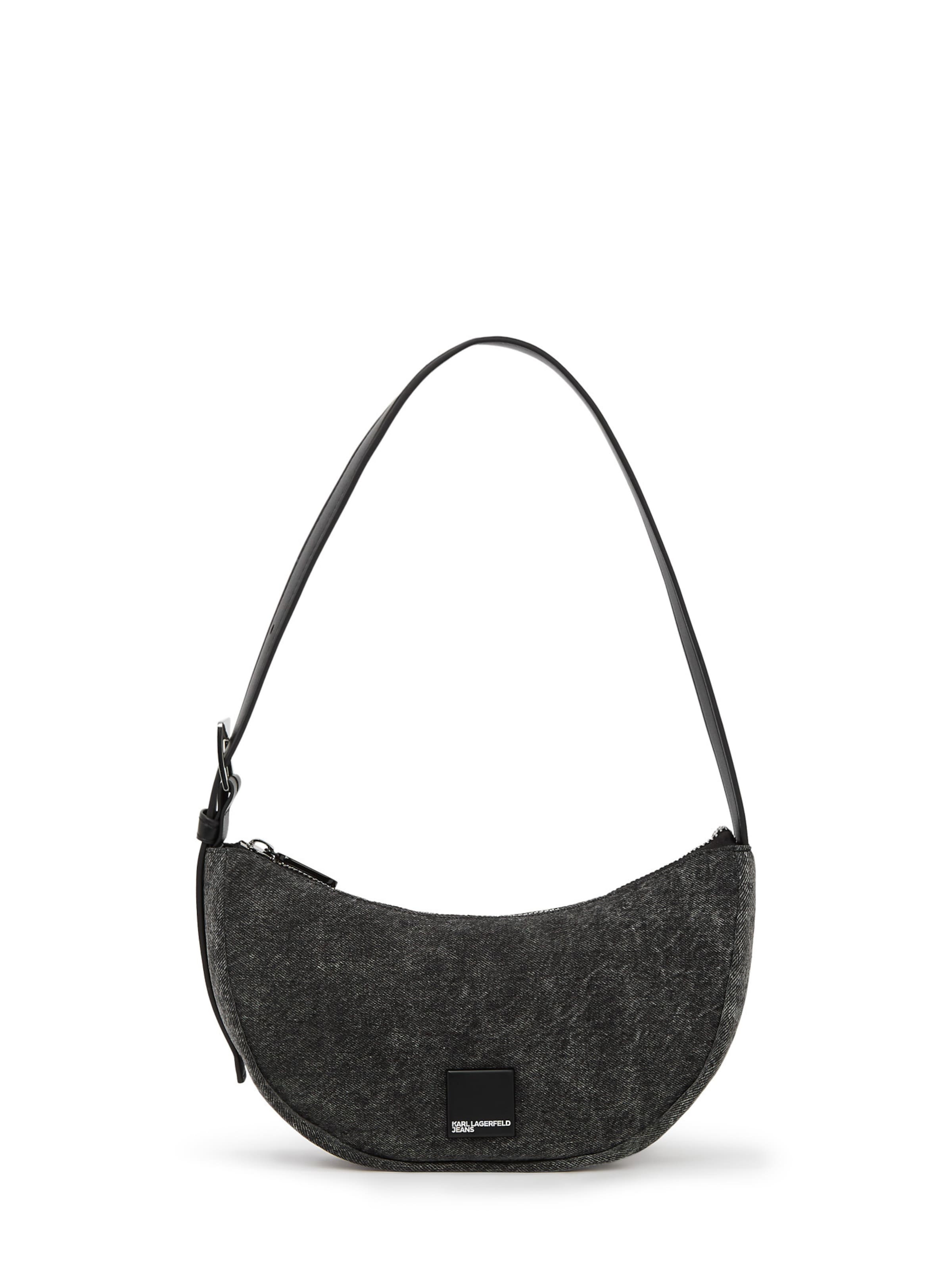 KARL LAGERFELD JEANS Наплечная сумка в Черный: спереди