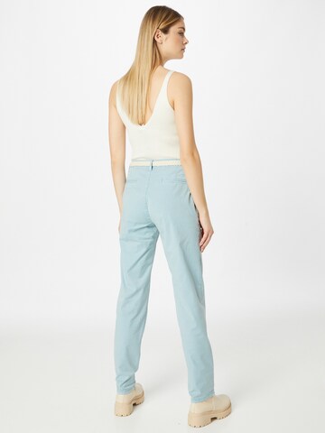 ESPRIT Regularen Chino hlače | modra barva