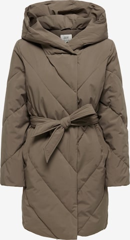 JDY Winterjas 'JDYVILLON' in Bruin: voorkant