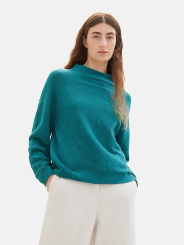 Pull-over TOM TAILOR en vert : devant