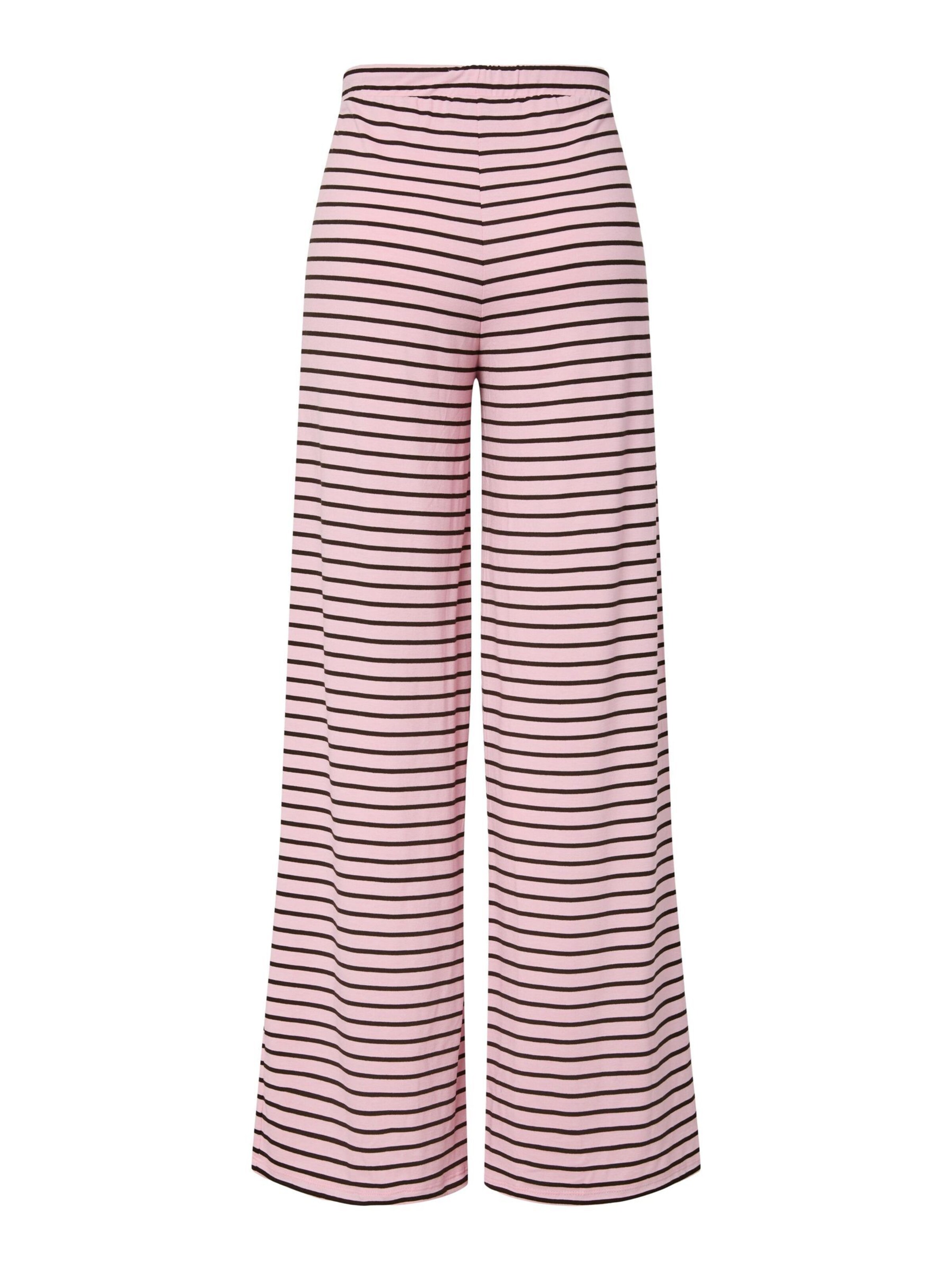 Wide Leg Pantalon PIECES en rose