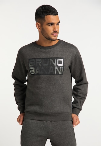 BRUNO BANANI Sweatshirt 'WATSON' in Grey: front