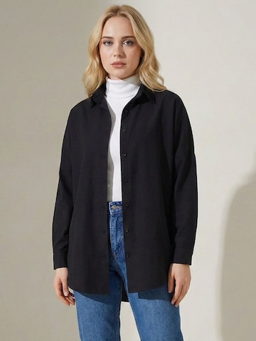 Bigdart - Blusa 'Hemden' em preto: frente