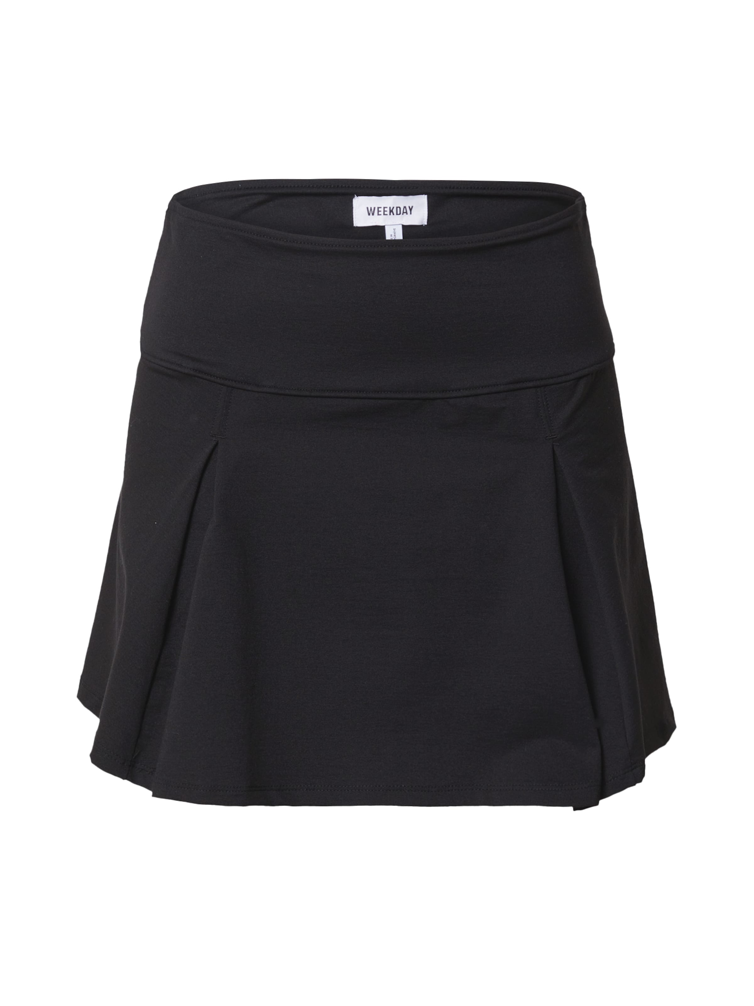 WEEKDAY Rok in Zwart: voorkant