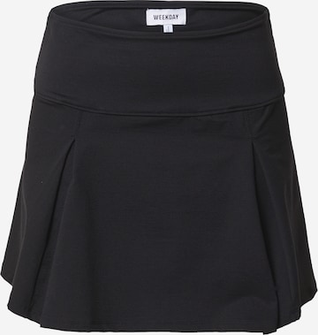 WEEKDAY Skirt in Black: front