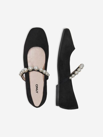 Ballerines à lanières 'ONLFIOLA' ONLY en noir