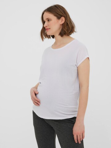 Vero Moda Maternity T-Shirt 'VMMAva' in Weiß: Vorderseite