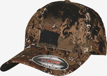 Casquette Flexfit en marron : devant