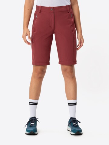 VAUDE Regular Outdoor trousers 'Farley' in Red