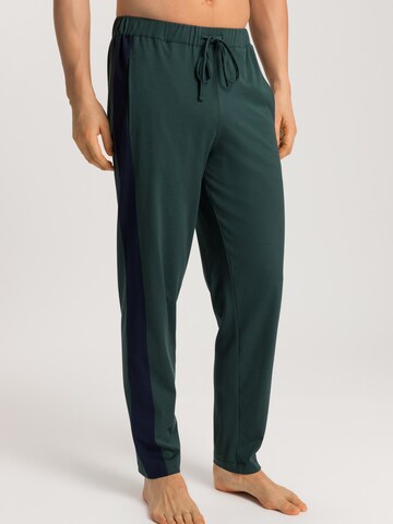 Hanro Pyjamahose ' Night & Day ' in Grün: Vorderseite