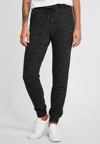 Oxmo Tapered Broek 'BENITA' in Grijs: voorkant