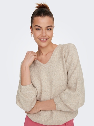 JDY Pullover 'Silja' i beige