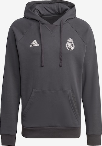 ADIDAS PERFORMANCE Sportsweatshirt 'Real Madrid' in Grau: predná strana