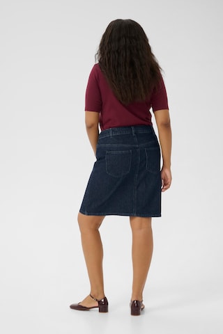 Jupe 'Elisa' KAFFE CURVE en bleu