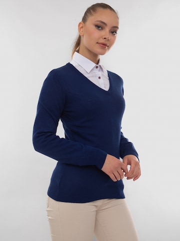Sir Raymond Tailor Sweater 'Verty' in Blue