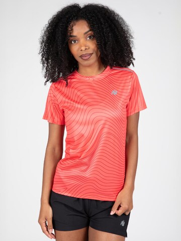 Gorilla Wear Functioneel shirt in Rood: voorkant