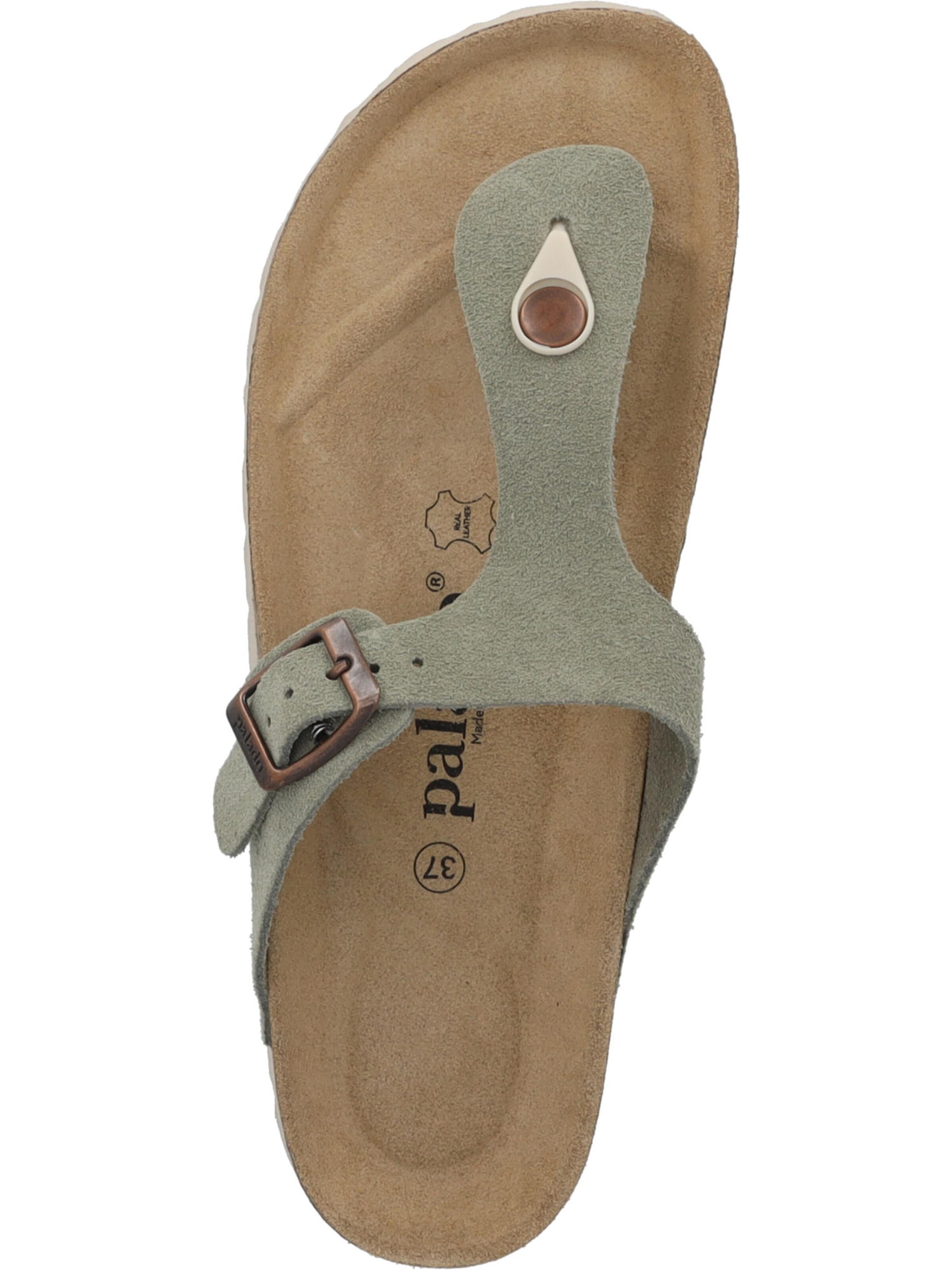 Palado T-bar sandals 'Palado Kos Suede Premium Leather' in Green