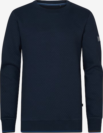 Petrol Industries Sweatshirt in Blue: front