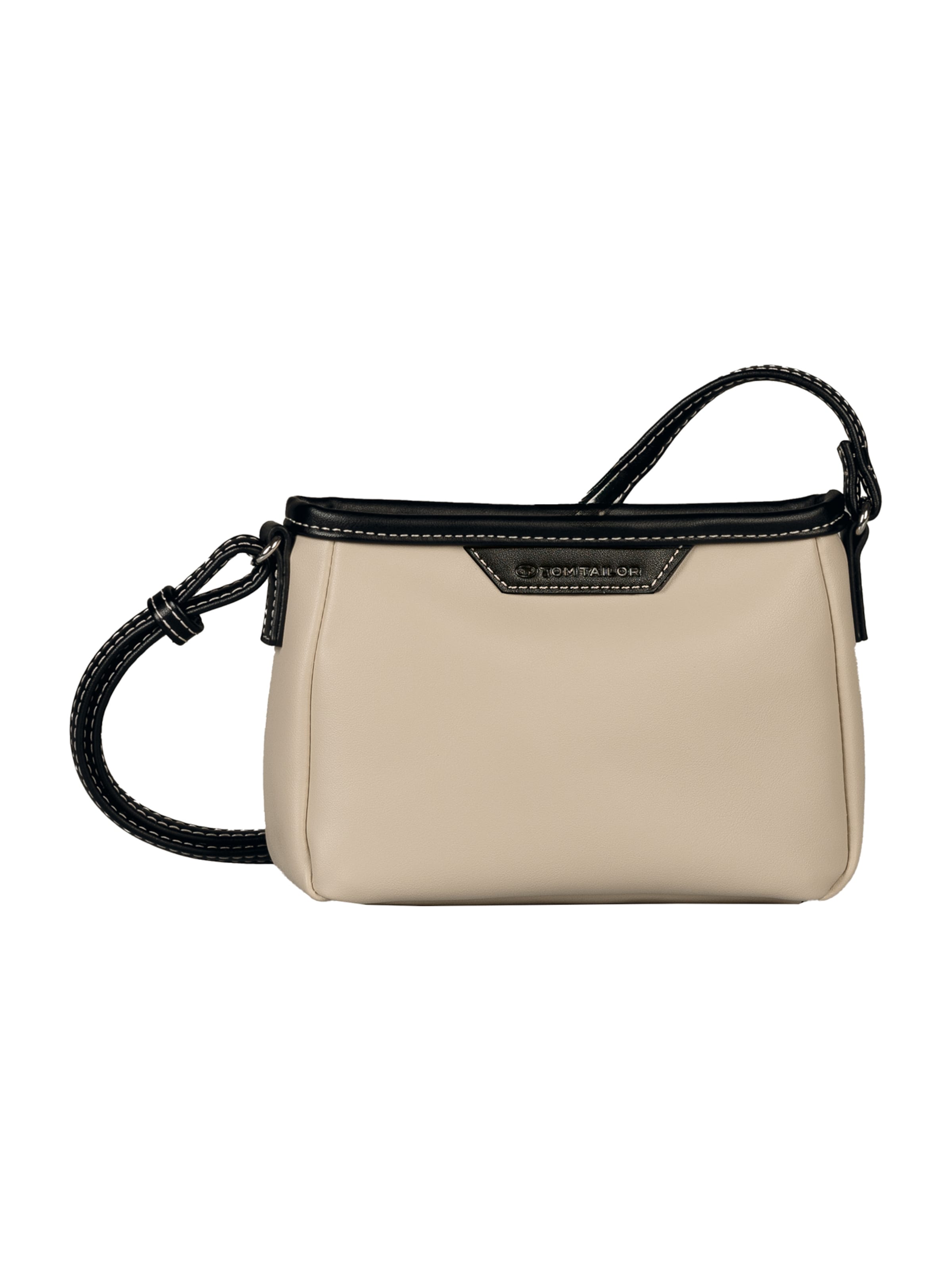 TOM TAILOR Õlakott 'Leora', värv beež: eest vaates