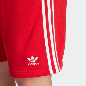 ADIDAS ORIGINALS Regular Shorts  'Adicolor Classics 3-Stripes' in Rot