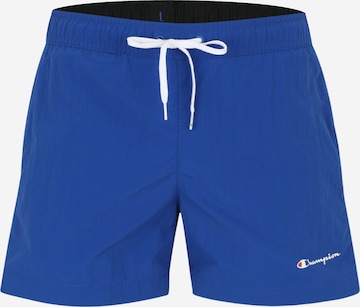 Champion Authentic Athletic Apparel Badeshorts in Blau: Vorderseite