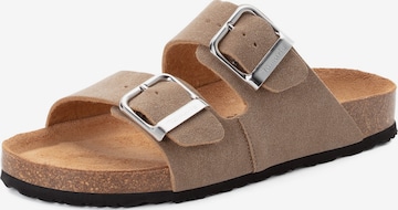 Mule Tamaris en gris : devant