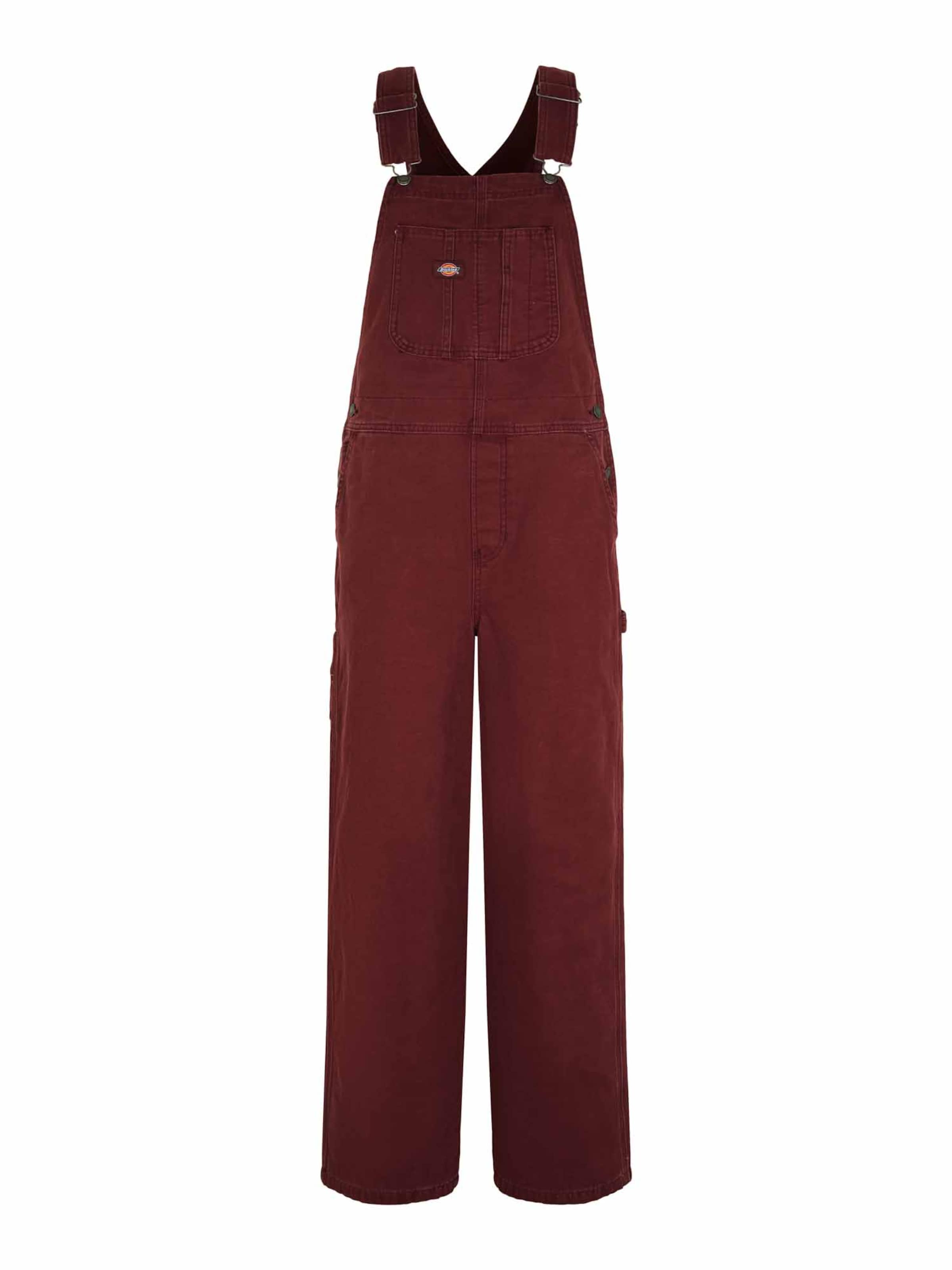 ruda DICKIES Vienos dalies kostiumas 'Bib': priekis