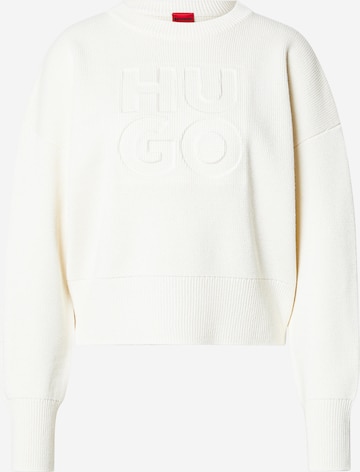 Pull-over 'Sisminye' HUGO en blanc : devant