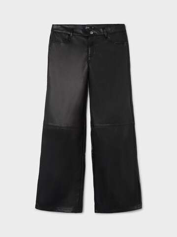 NAME IT Wide Leg Hose in Schwarz