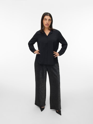 Vero Moda Curve - Loosefit Pantalón 'VMCBerlin' en negro